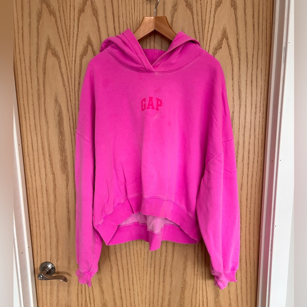 GAP Hot Pink Cropped Hoodie and Joggers SET